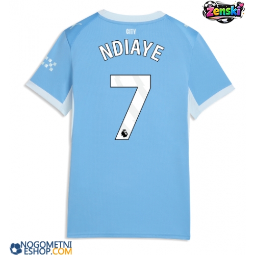 Ženski Nogometni dresi Manchester City Iliman Ndiaye #7 Domači 2026-27 Kratek Rokav